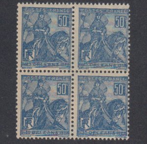 France - 1929 - SC 245 - NH/M - Block of 4