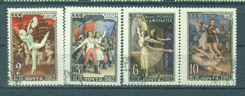 Russia sc# 2548-2551 used cat value $1.05