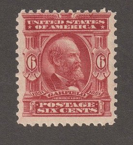 EDSROOM-16653 US 305 MNH 1902-3 6c Garfield CV$150