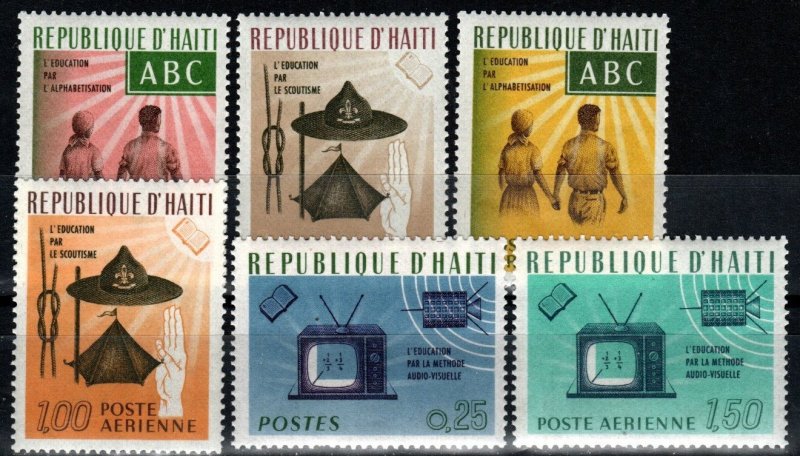 Haiti #556-8, C270-2 MNH (X6475)