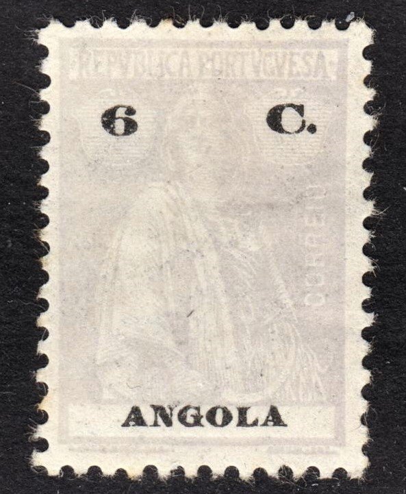 Angola Scott 131 perf 12 x 11 1/2 F to VF mint OG H.  FREE...