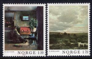 Norway 792-793 Paintings MNH VF