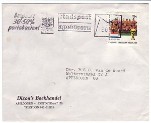 Cover / Postmark City mail Netherlands 1974 World Cup Football 1974 - Netherland