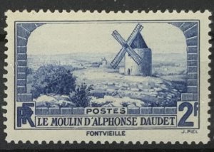 FRANCE 1936 DAUDET’S MILL SG544  LIGHTLY MOUNTED MINT