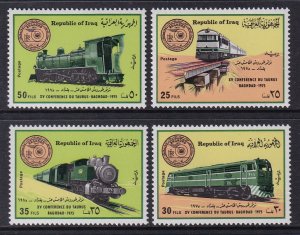Iraq 749-752 Trains MNH VF