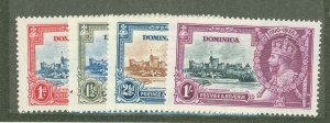 Dominica #90-93 Unused Single (Complete Set)