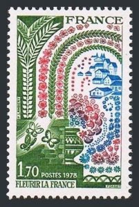 France 1606,MNH.Michel 2095. Beautification of France campaign,50th Ann.1978.