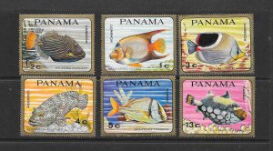 FISH - PANAMA #486-86E MNH