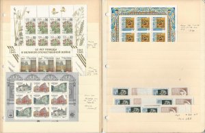 Russia Collection on 2 stock Sheets, Mint NH Sets & Sheets, #6247b, 1995