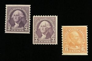 721, 722, 723 US Mint Coil Singles