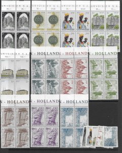 Luxembourg 389-99 and more MNH sets in qty, f-vf, see desc. 2018 CV $58.70