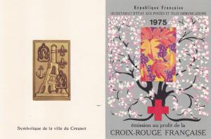 France 1975 Red Cross Semi-Postal Booklet.Spring & Fall.Complete  Pristine XF/NH