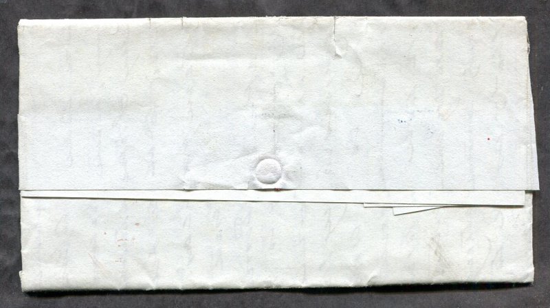 d400 - USA. PHILADA (Philadelphia) 1838 Cancel on SFL Cover to Northampton