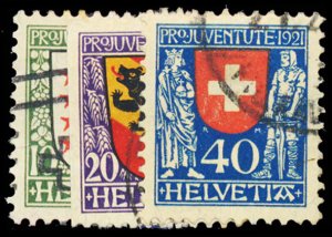 SWITZERLAND B18-20  Used (ID # 103445)