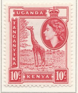 KENYA UGANDA AND TANGANYIKA 1954-59 10cMH* Stamp A30P4F40640-