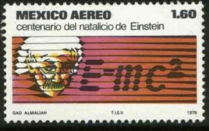 MEXICO C592 Centenary birth of Albert Einstein. MINT, NH. F-VF.