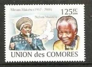 Union des Comores 2008 Nelson Mandela South African Peace Noble Prize Winner ...