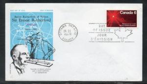 Canada #534 Rutherford FDC Cole Cover addr C790