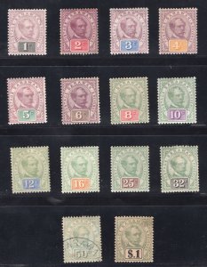 MOMEN: SARAWAK SG #8-21 1888 6NG/1USED/7 MINT OG H £650+ LOT #67160*