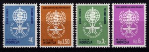 Indonesia 1962 Malaria Eradication, Set [Mint]