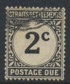 Straits Settlements George V Postage Due  SG D2 Used  