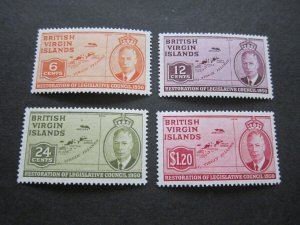 Virgin Islands 1957 Sc 98-101 set MH