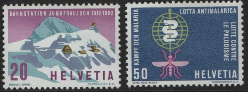 SWITZERLAND, 412-415, MNH, 1962, TRANS EUROPE EXPRESS, ROWER