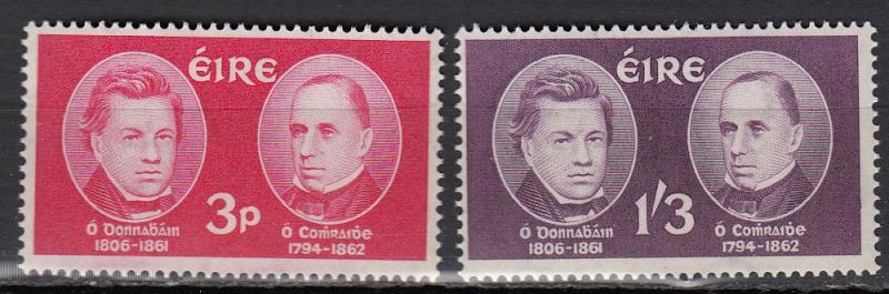 Ireland - 1962  J.O'Donavan E.Curry Sc# 182/183 - MNH (561N)