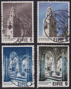 Ireland - 1975 - Scott #376-379 - used - European Architectural Heritage Year