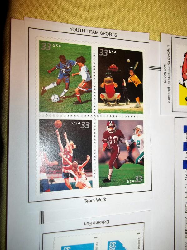 Sports stamps