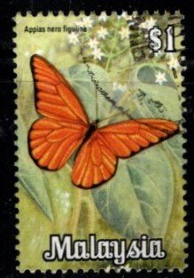 Malaysia - #70 Butterflies - Used