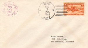 United States Washington Navy 10021 Br.  Pasco [Naval Air Station] 1943 viole...