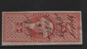 R91a VF-XF used revenue stamp neat cancel nice color cv $ 200 ! see pic !