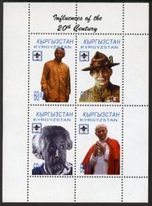 Kyrgyzstan 2000 Influences of the 20th Century sheetlet c...