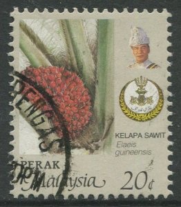 STAMP STATION PERTH Perak #165 Sultan Idris Shah Flowers Used 1986