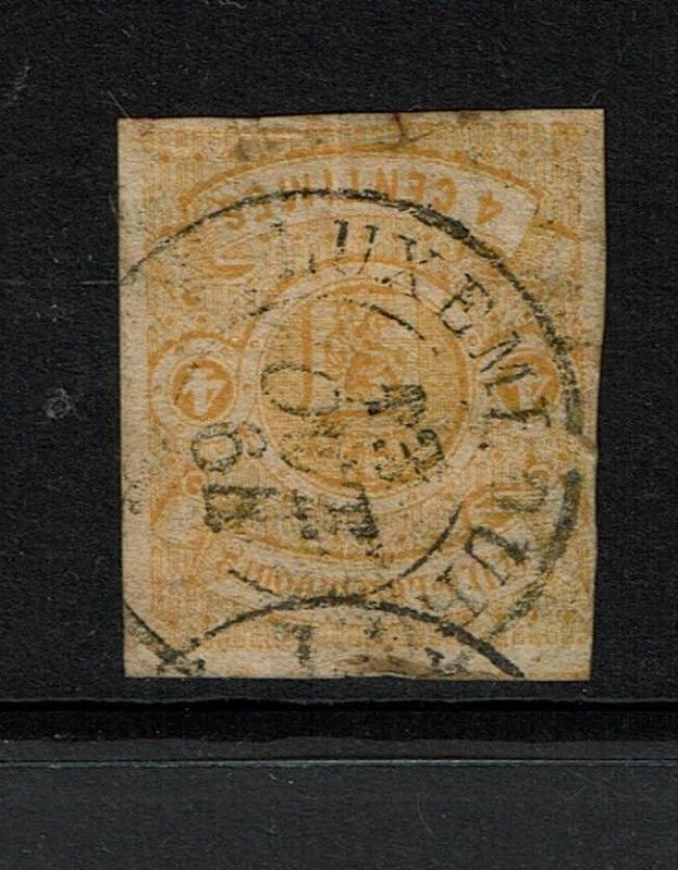 Luxembourg SC# 6, Used, small top and bottom thins - S772