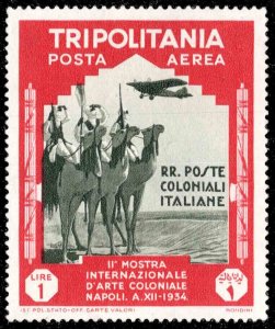 Tripolitania Scott C47 Unused hinged.