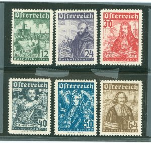 Austria #B112-B117 Unused Single (Complete Set)