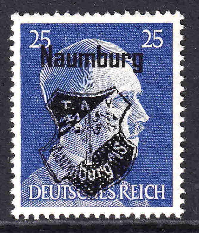 GERMANY 518 NAUMBURG COAT OF ARMS OVERPRINT OG NH U/M VF