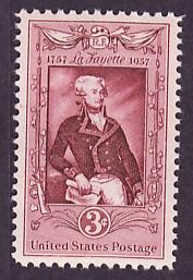 1097 Lafayette's Birthday mint single