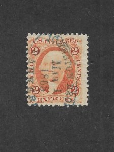 2c Express, Sc # R10c, sock on the nose canx (55177)