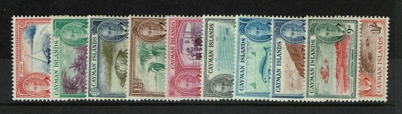 Cayman Islands SG# 135 - 143 Mint Hinged / Few Hinge Rem / see notes - S3555