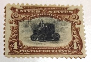 Scott Stamp# 296 -1901 4¢ Pan-American Expo. MH, OG.  Free Shipping. SCV $70.00