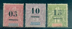 Malagasy Republic #48-50  Mint  Scott $41.75
