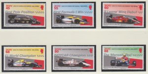 Jersey 2013, ' Nigel Mansell'  Set of 6.  unmounted mint NHM