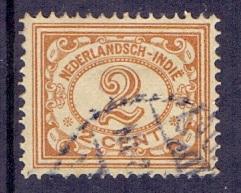 Netherlands Indies 1912  used 103   numbers  2 ct brown  #