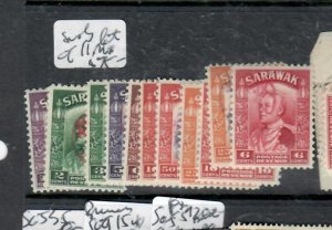 SARAWAK JAPANESE OCCUPATION REVENUE RED SEALS LOT OF 11 DIFF  MNH   P0502H