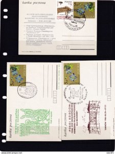 Poland 10 Postal Stationary Cards Special cancel 5 zl 16115