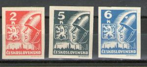 Czechoslovakia 307-309 MNH