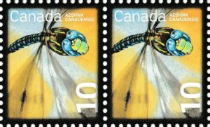 Canada 2237 Beneficial Insects Darner 10c horz pair MNH 2007